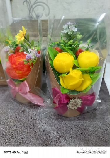 Сувенирное мыло к 8 марта