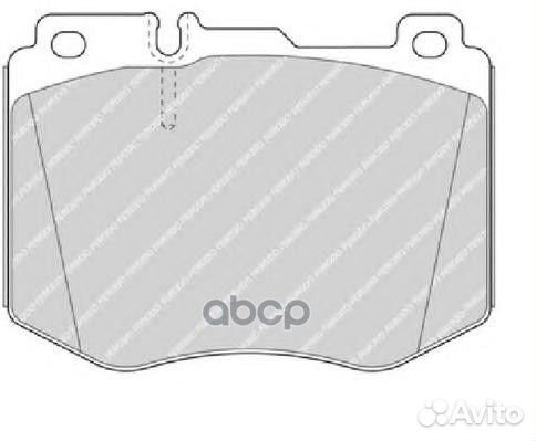 FDB4608 колодки дисковые передние MB W205/S205