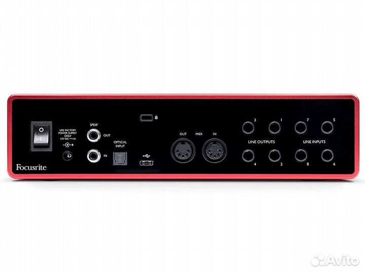 Focusrite Scarlett 18i8 3rd Gen звуковая карта