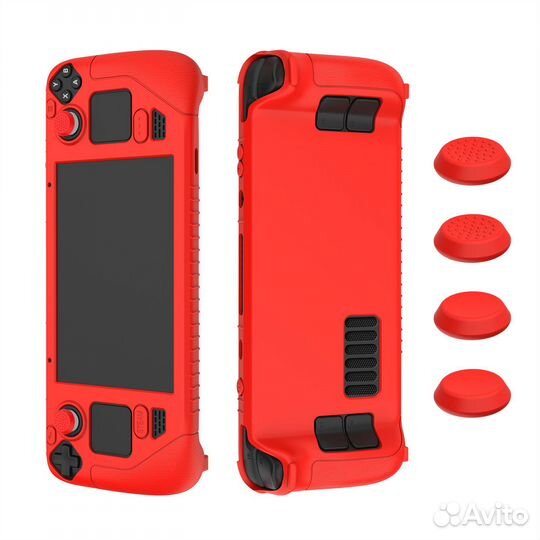 Steam Deck чехол силиконовый с 4 накладками