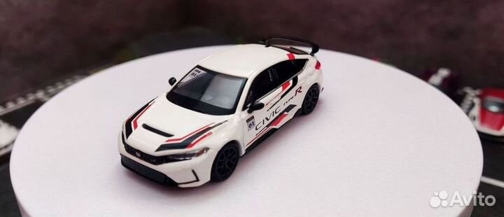 Модель 1:64 minigt Honda Civic Type R 2023 Honda