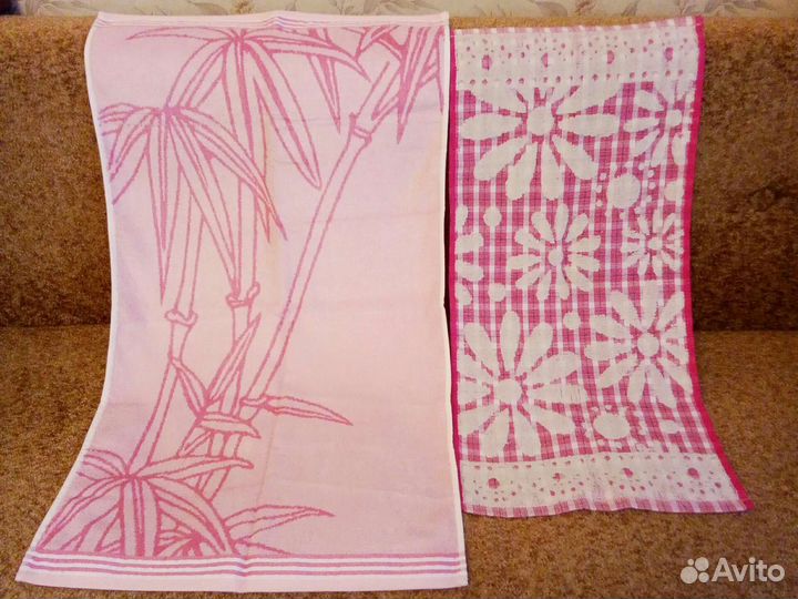 Махровые полотенца, новые и б/у