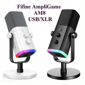 Микрофон Fifine AmpliGame AM8 RGB USB/XLR Новые