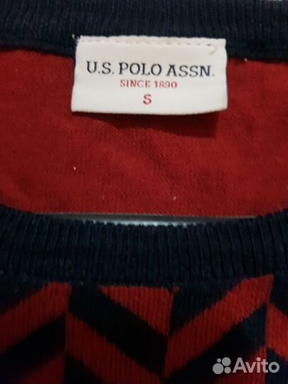 Us polo свитер