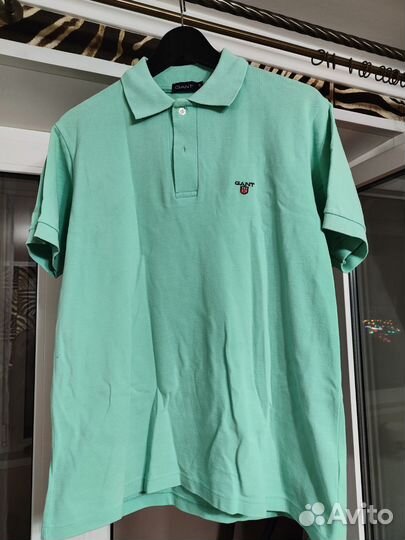 Поло мужское gant