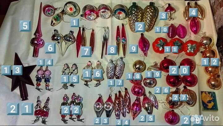 Елочные игрушки СССР