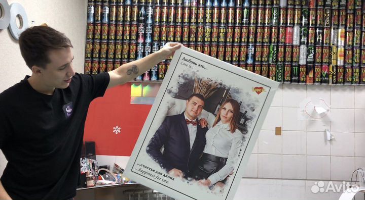 Печать на холсте по фото