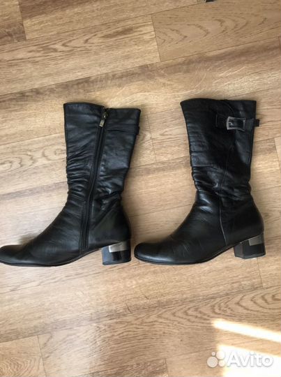 Сапоги натуральная кожа 37 38