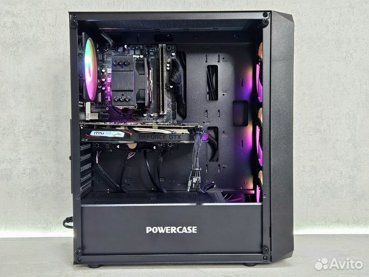 Игровой пк Ryzen 5500, GTX 1650, DDR4, NVMe