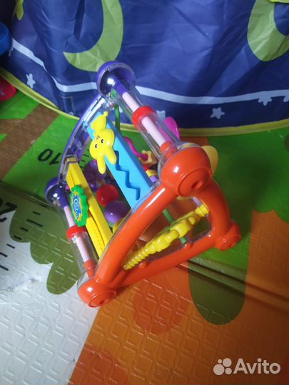 Развивающие игрушки, Бизикуб, юла, горка