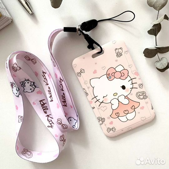 Держатель для школьной карты Hello Kitty