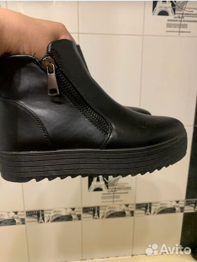 Полусапожки 38 размер Ботинки демисезонные