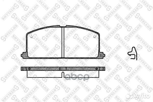178 004SX 167 04FO440481D202301 колодки диск