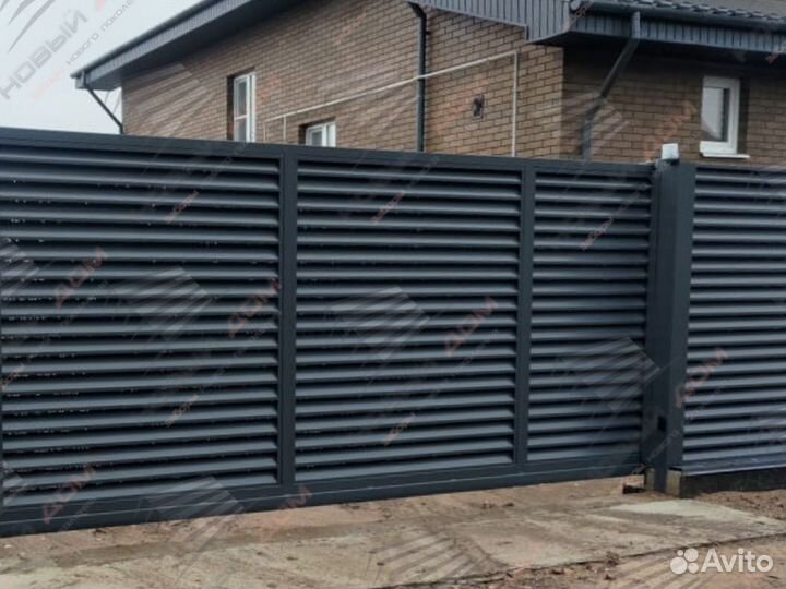 Забор жалюзи