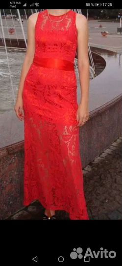 Платье в пол