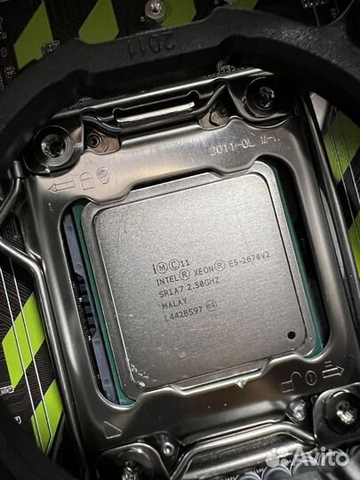 Новый комплект Intel Xeon 2670v2 20ядер/32gb ram