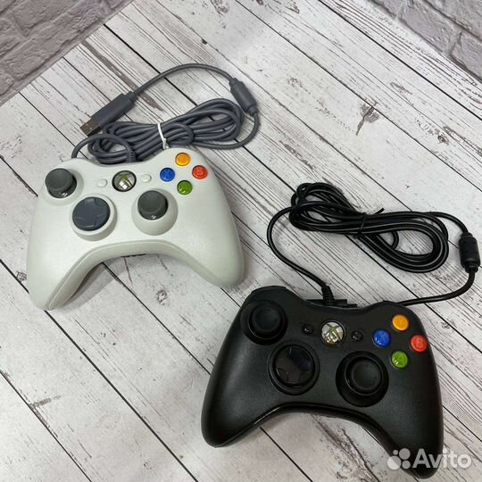 Джойстик xbox 360 проводной