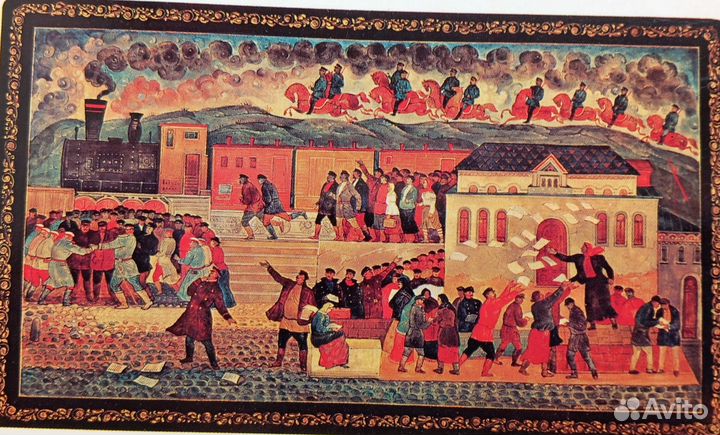 Наборы открыток Лаковая миниатюра Мистеры 1977 г