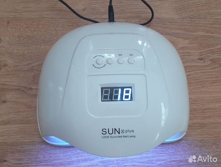 Лампа UV/LED для сушки ногтей мощная 120 W