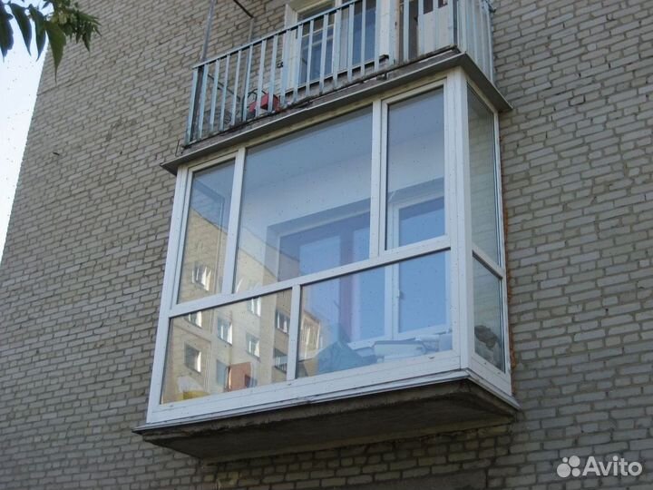 Пластиковый балкон от завода