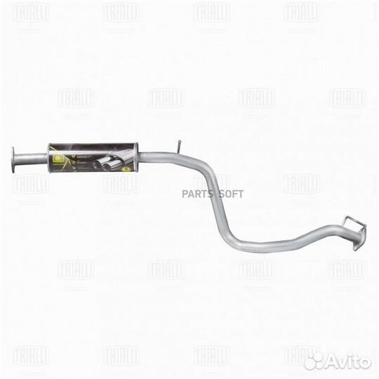 Trialli EAM2810 Резонатор chery bonus (11) (алюм