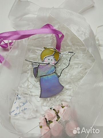 Декор для интерьера, Ангелочки из стекла