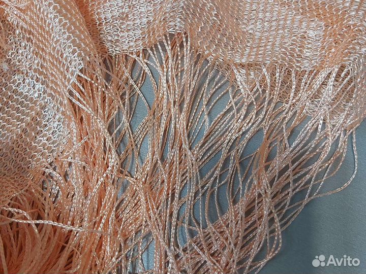 Кисея новая 3м персик