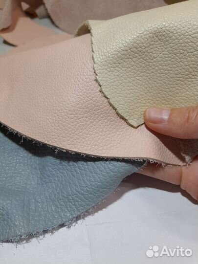 Лоскуты натуральной кожи 3 кг