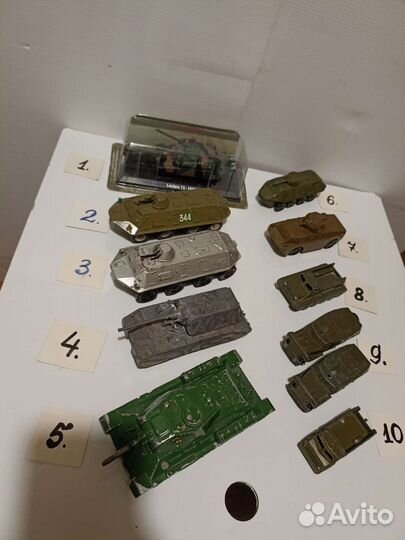Игрушки танки металл СССР