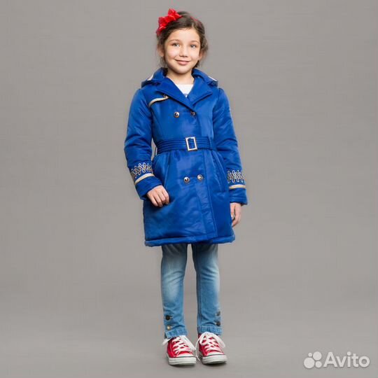 Пальто Faberlic утеплённое в морском стиле 170