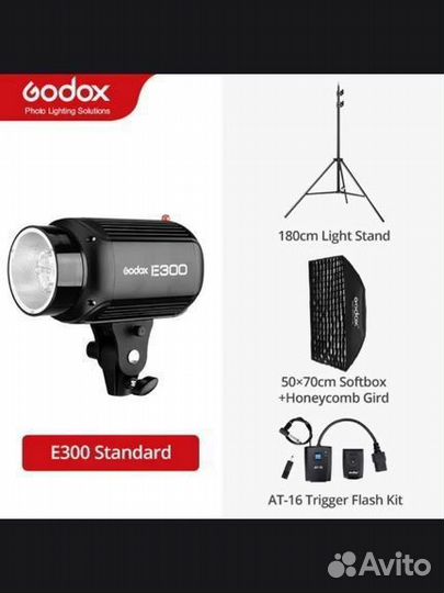 Студийная вспышка Godox e300