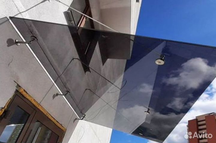 Стекло для козырьков и навесов