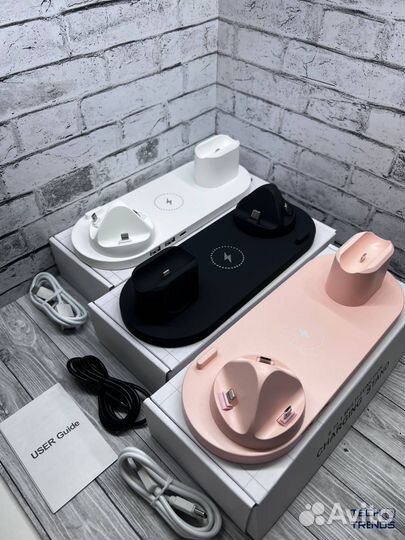 Беспроводное зарядное устройство 6в1 + гарантия