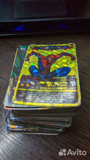 Супер редкие и редкие карточки Человек Паук