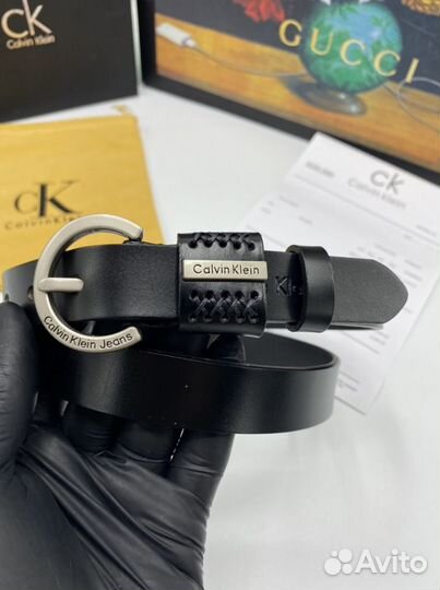 Ремень женский кожаный