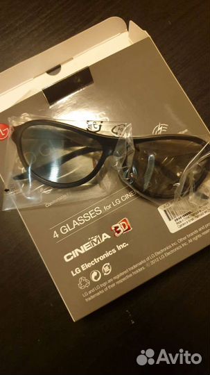 3D очки LG. Новые. 4шт