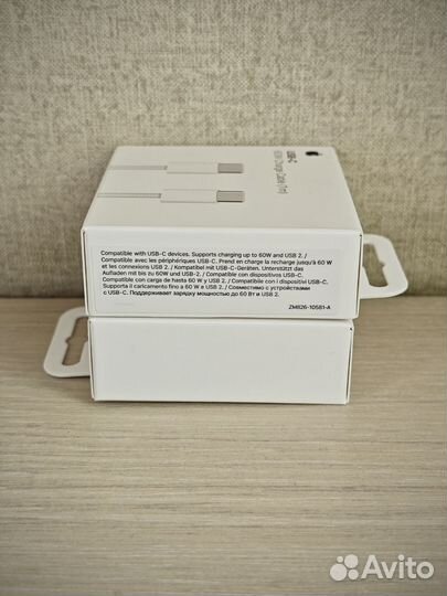 Кабель Apple USB-C to USB-C 1m 60w новый оригинал