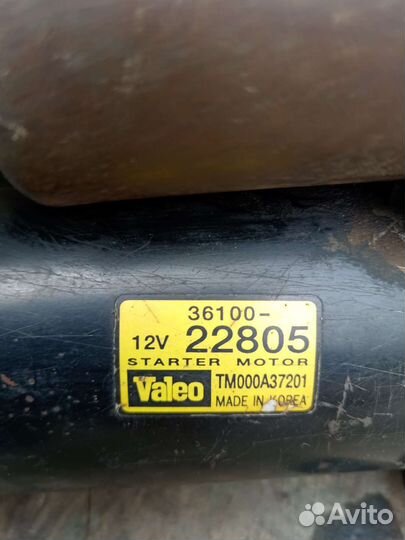 Стартер hyundai elantra