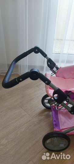 Коляска трансформер для кукол + Кукла-пупс