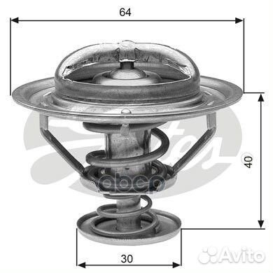 Термостат lexus GS/LS 4.0-4.2 / toyota land CRU