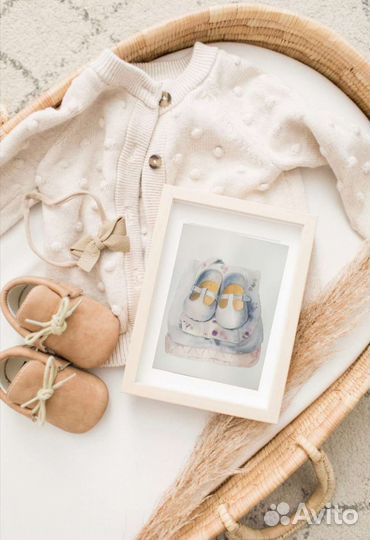 Акварельная картина в детскую 