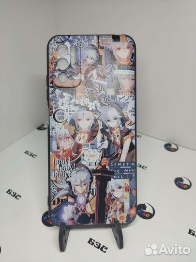 Чехол на poco m3 pro по геншин