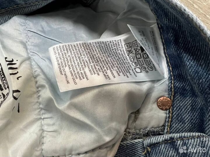 Джинсы levis denim tears