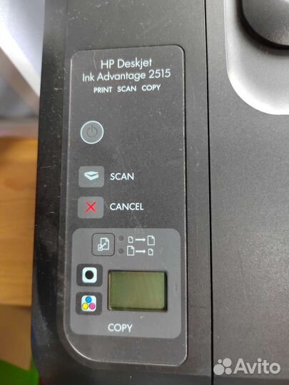 Цветной струйный принтер-сканер не заправленный
