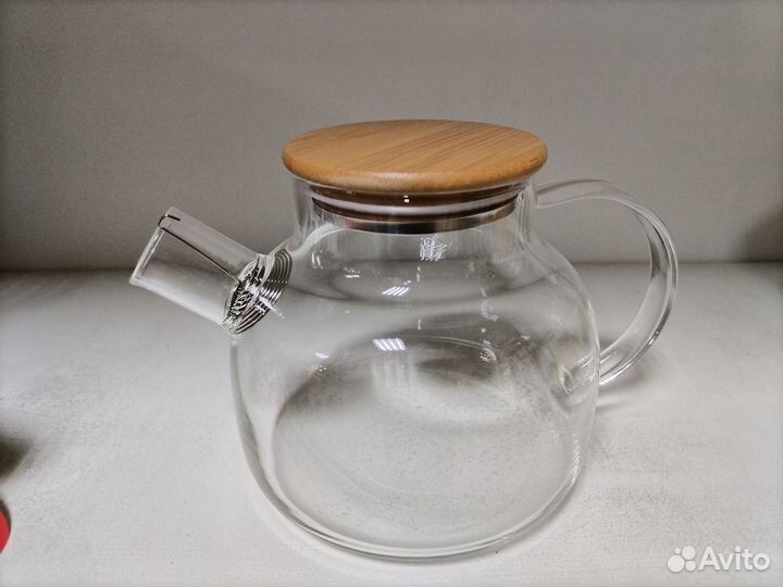 Чайник заварочный. Стекло 1 литр