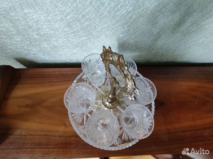 Набор из 6 рюмок из хрусталя, 6 шт