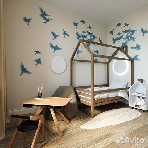 Детская кровать массив ясеня