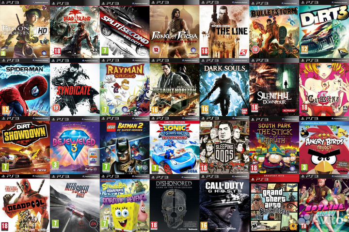 90 топовых игр PS3