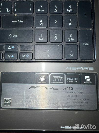 Ноутбук acer aspire