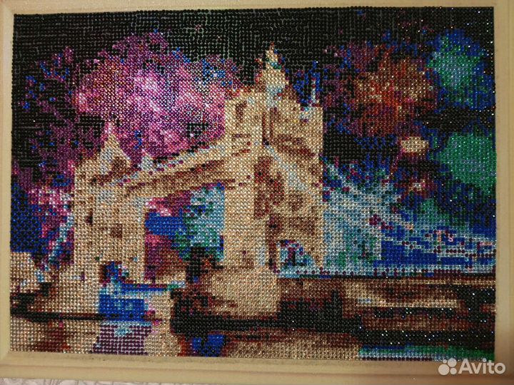 Алмазная мозаика на подрамнике 30 на 40 см